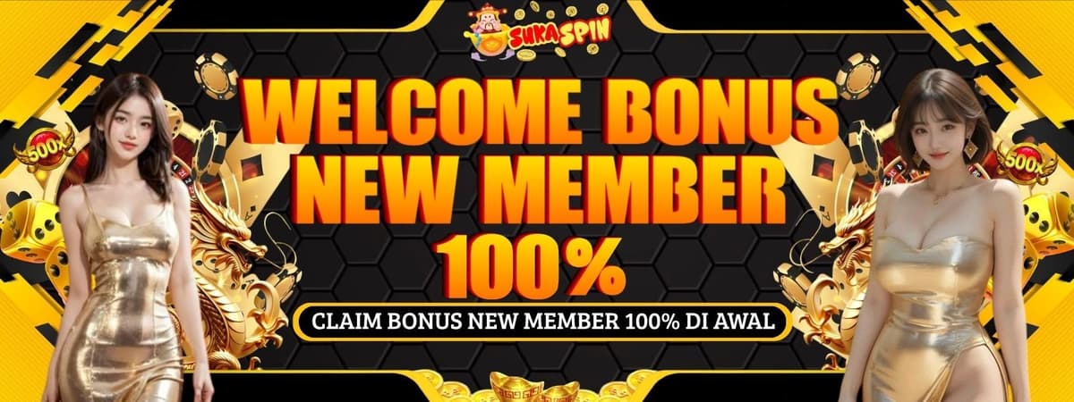 BONUS NEW MEMBER 100% DP 15 & 10 RB Banner