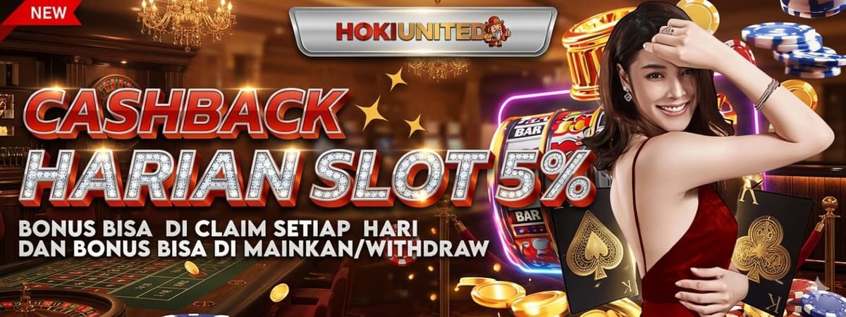 CASHBACK HARIN SLOT 5% Banner