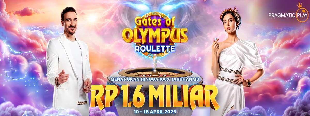 Pragmatic Play - Gates of Olympus Roulette Banner