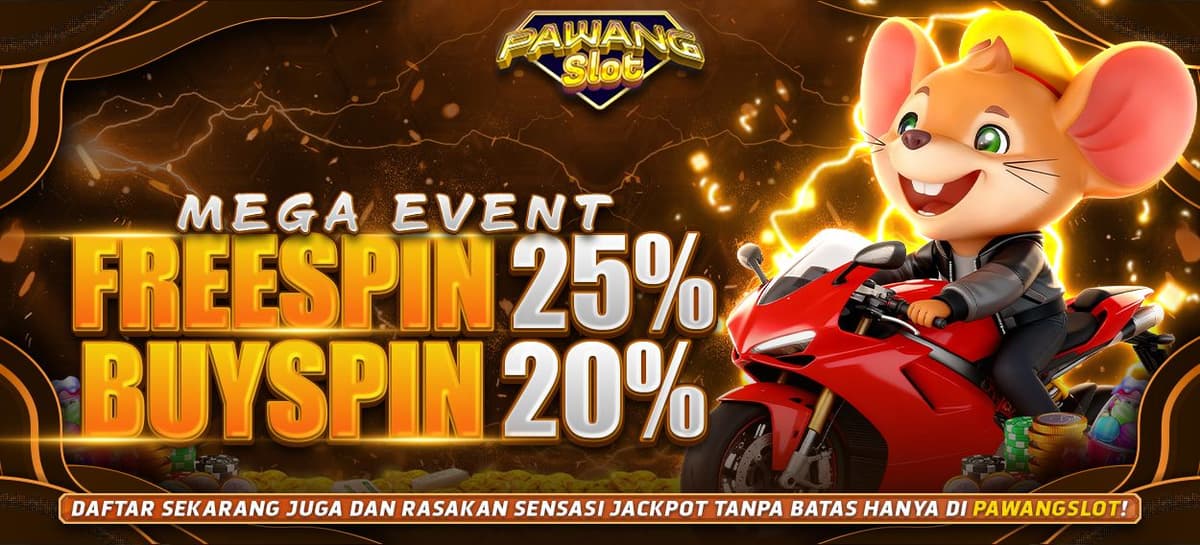 MEGA EVENT FREESPIN 25% BUYSPIN 20%