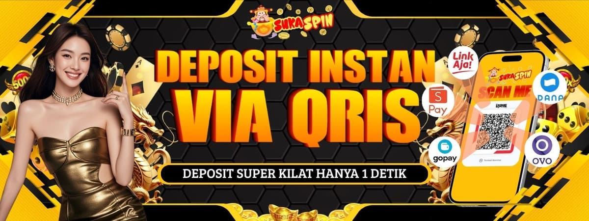 DEPOSIT INSTAN VIA QRIS Banner