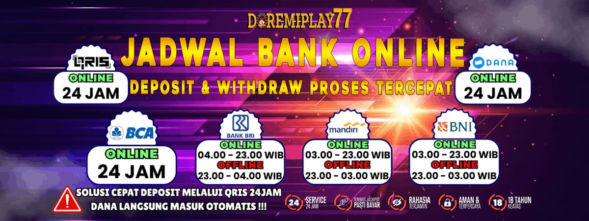 JADWAL BANK ONLINE Banner
