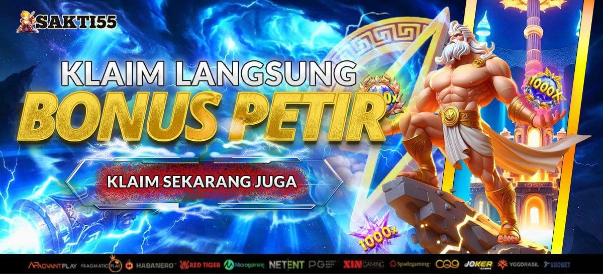Promo Sakti55 Bonus Petir Pragmatic