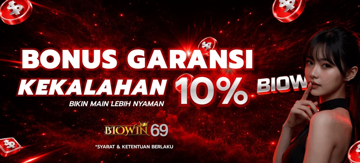 GARANSI BONUS KEKALAHAN SLOT 10%