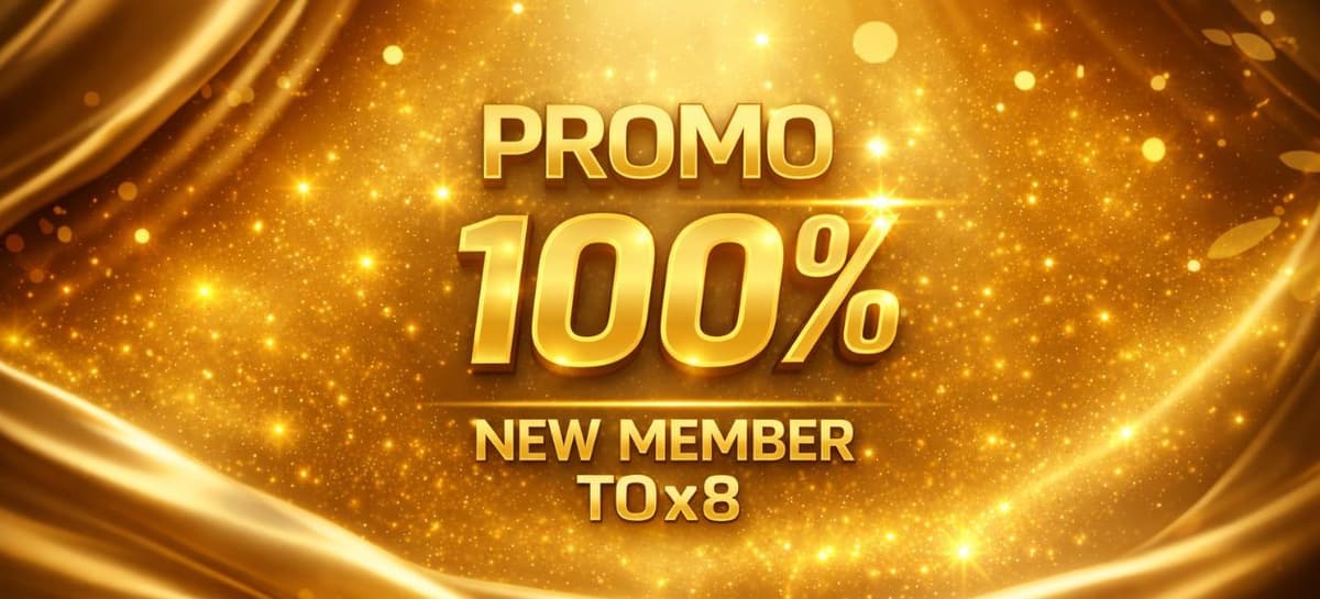 Promo PROMO 100% NEW MEMBER