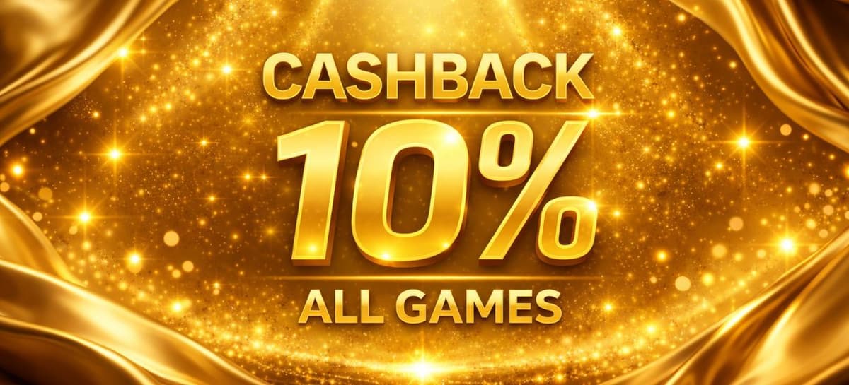 Promo CASHBACK 10% CASINO & SPORTSBOOK