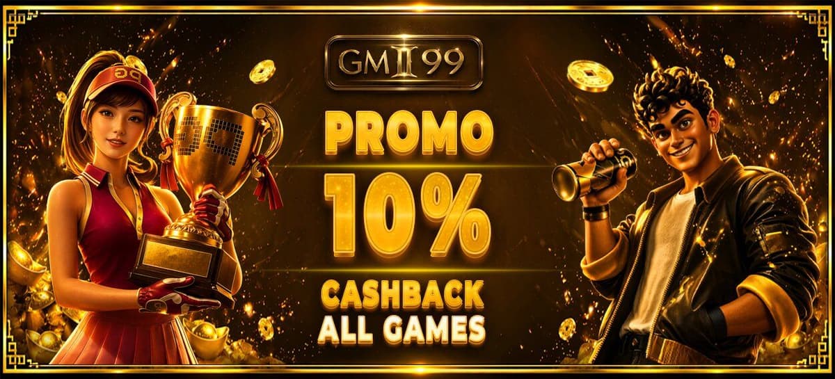 Promo CASHBACK 10% ALL GAMES
