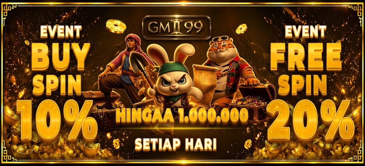 Promo EVENT FREESPIN 20% BUYSPIN 15%