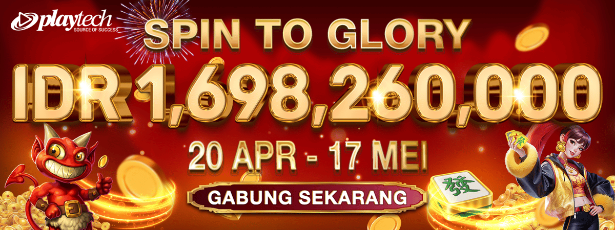 Playtech - Spin to Glory  Banner