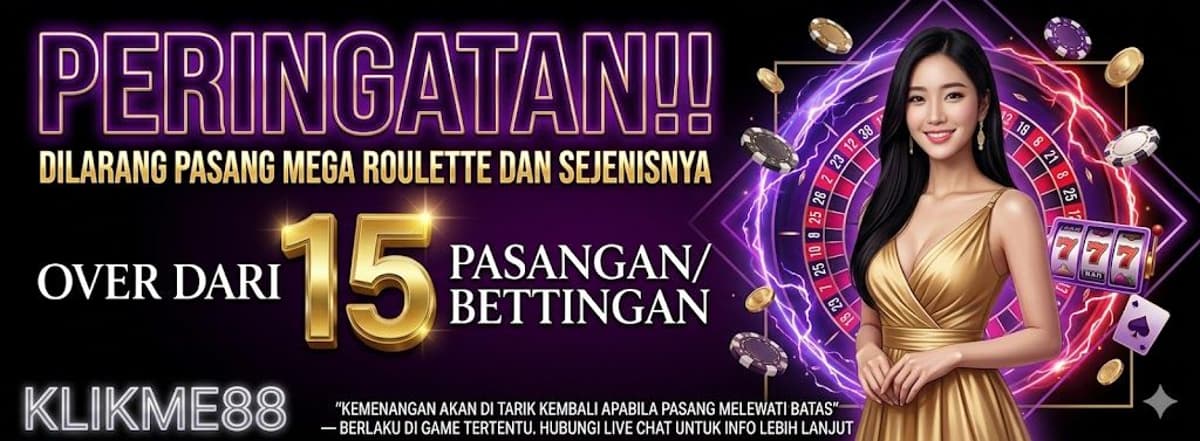 PERINGATAN ROULLETE Banner