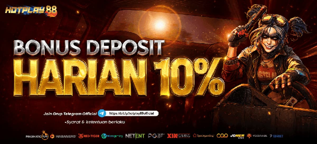 BONUS DEPOSIT HARIAN 10%