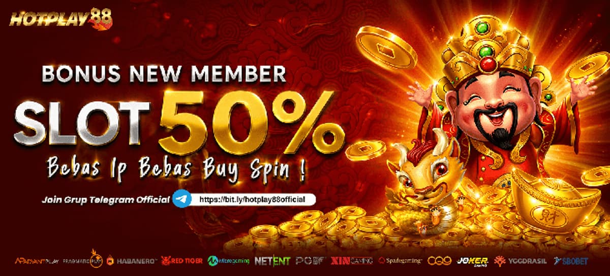 Promo BONUS MEMBER BARU 50%