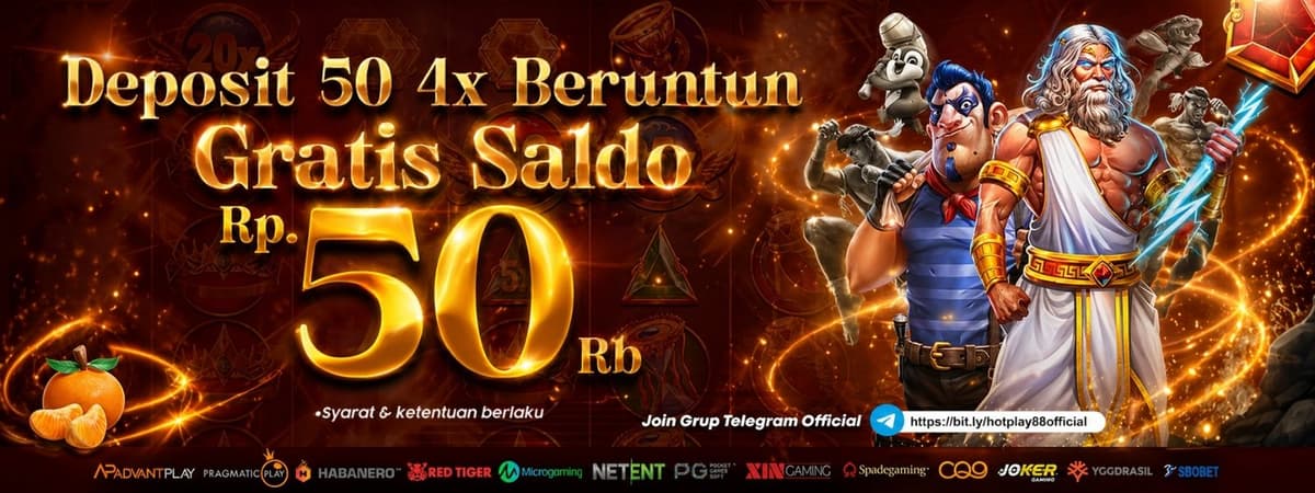 GRATIS SALDO 50K Banner