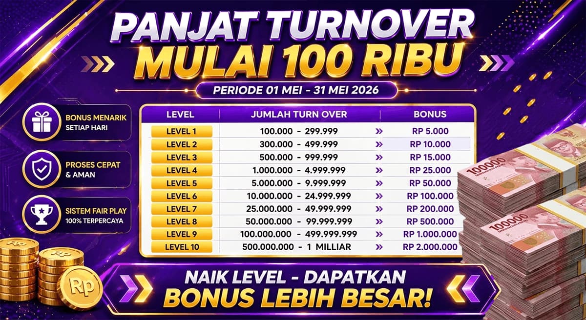 TURNOVER MULAI 100 RIBU