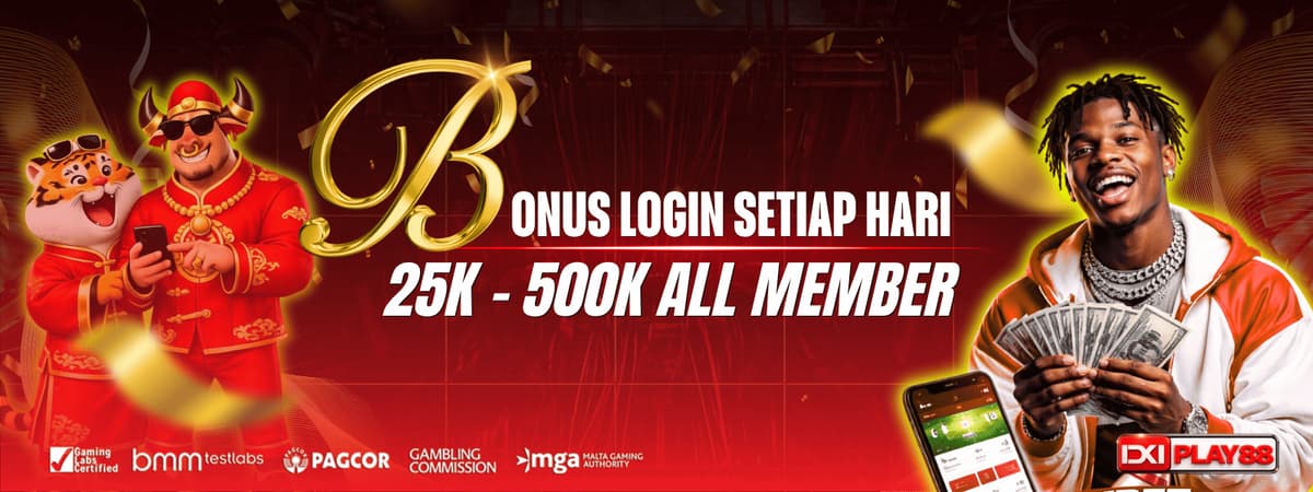 BONUS LOGIN Banner