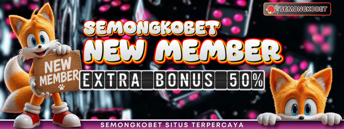 WELCOME BONUS 50% Khusus New Member