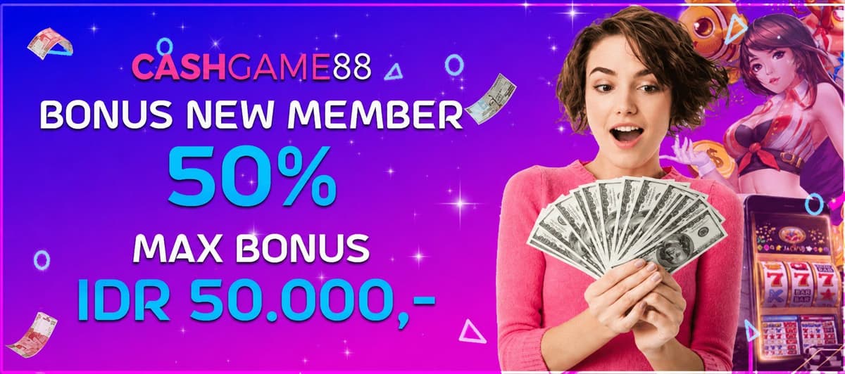 WELCOME BONUS 50%