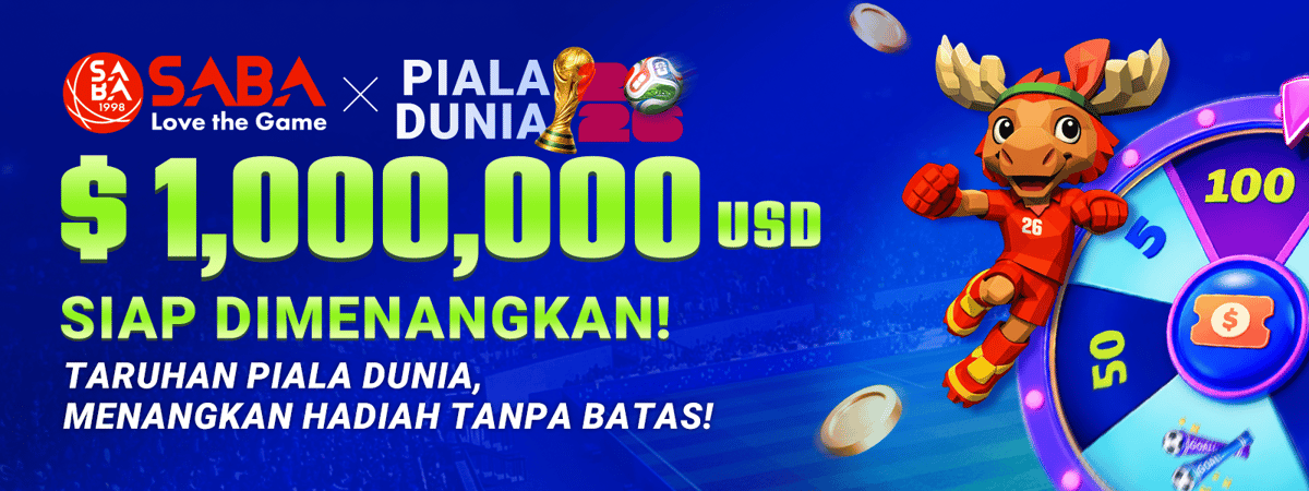 SABA SPORTS - PIALA DUNIA 2026 Banner