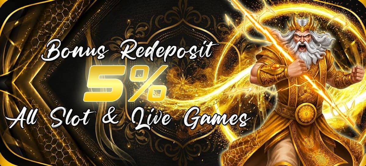 Promo Bonus Deposit 5% (Total 1 Juta)