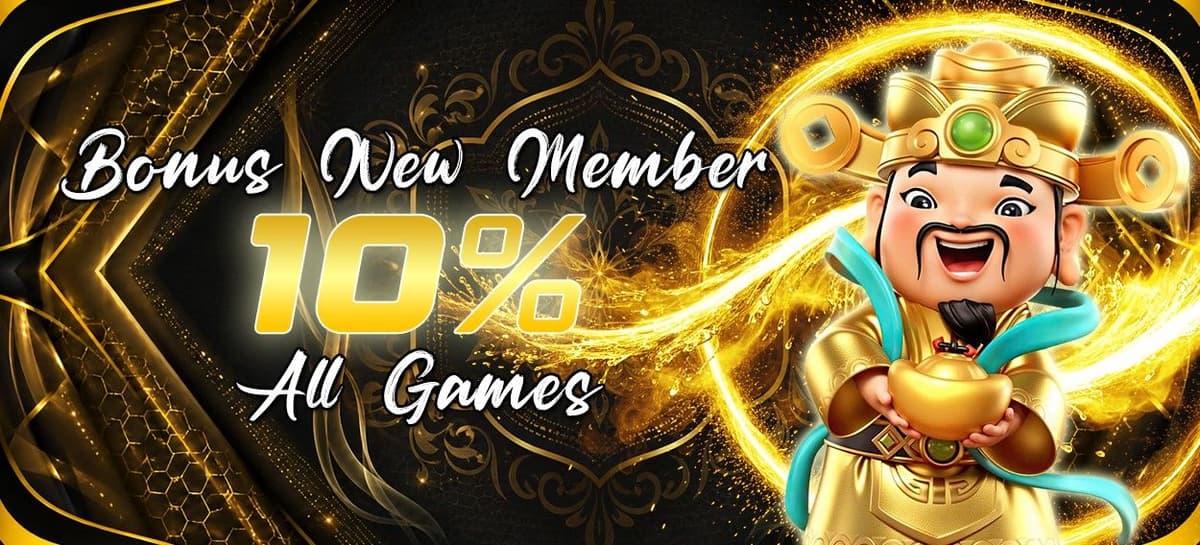 Promo Bonus New Member All Games 10%