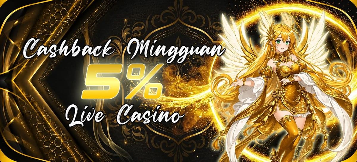 Promo Cashback Kekalahan Live Casino 5%