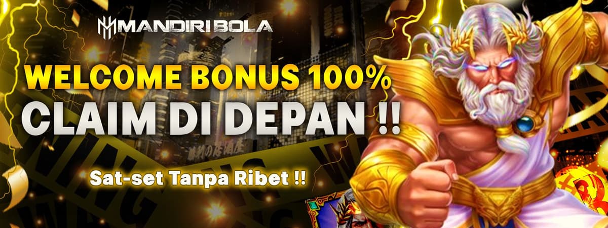 WELCOME BONUS NEW MEMBER 100% Banner