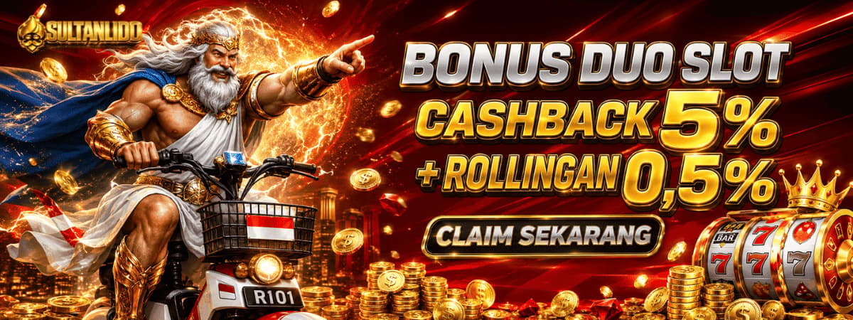 cashback mingguan tanpa batas sultanlido Banner