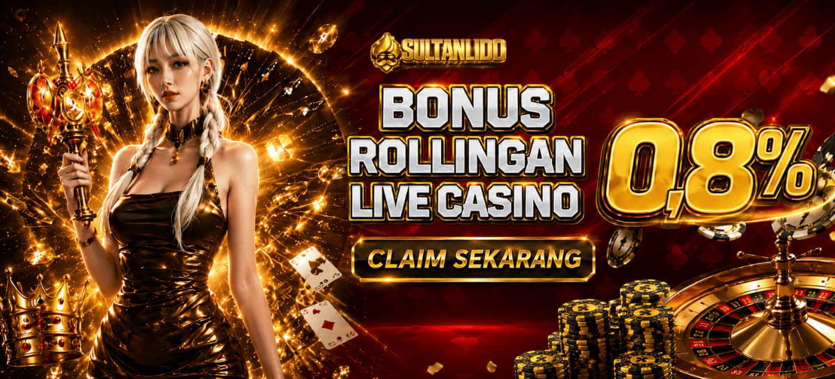 Komisi Live Casino Mingguan 0.8%