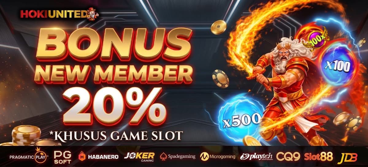 Promo WELCOME BONUS HOKIUNITED