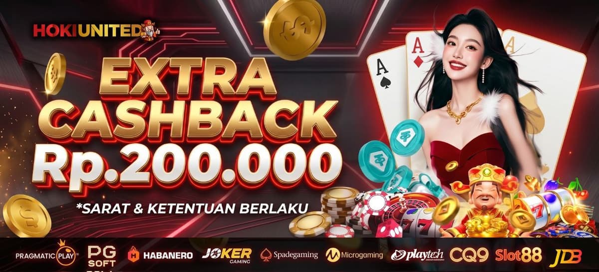 Promo CASHBACK HOKIUNITED