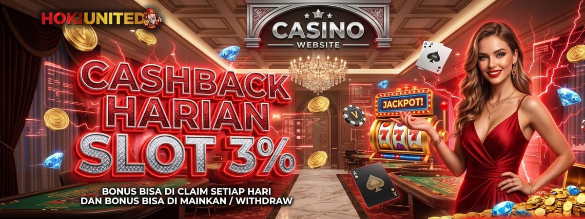 CASHBACK HARIN SLOT 3% Banner