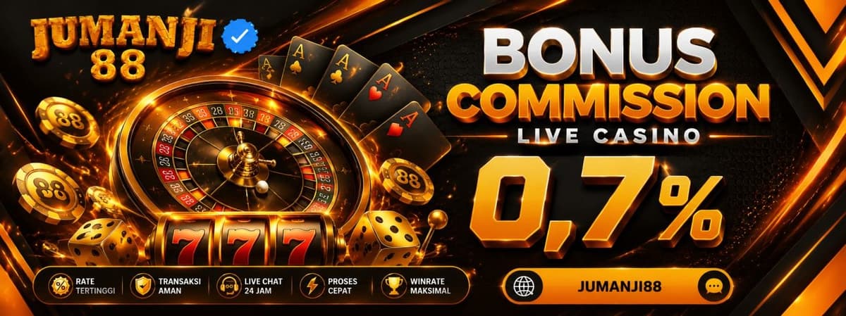 BONUS COMMISION LIVE CASINO 0,7%  Banner