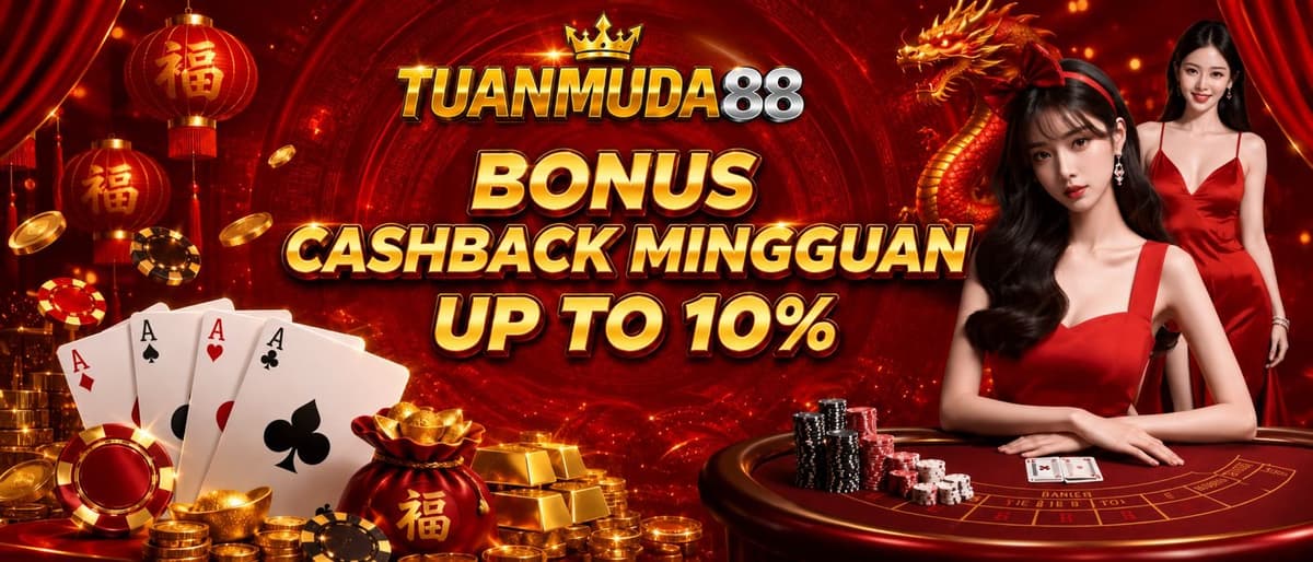 Bonus Cashback Mingguan Banner