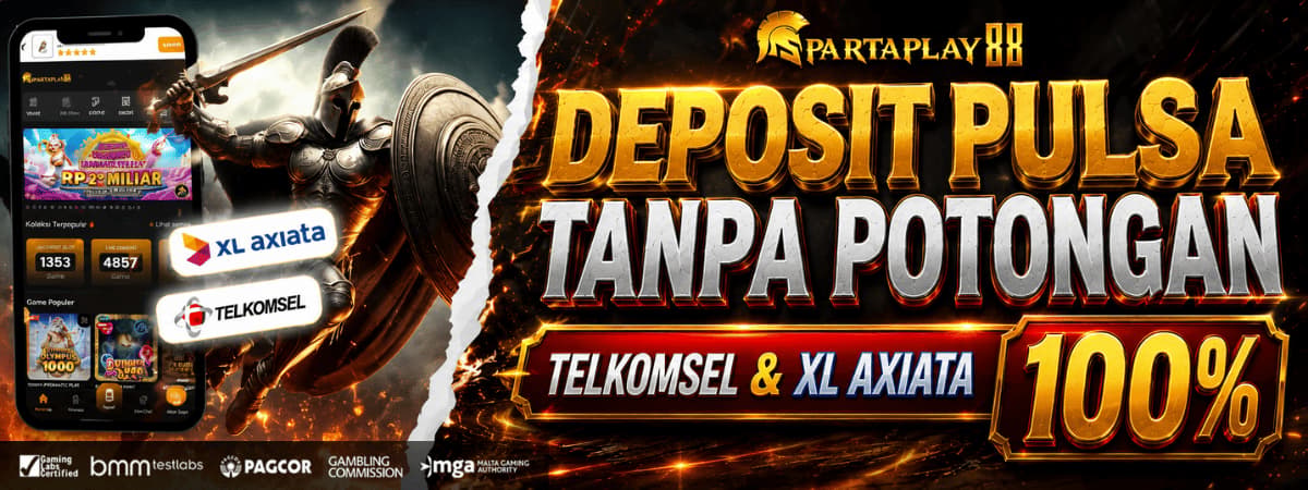 DEPOSIT PULSA TANPA POTONGAN 100%