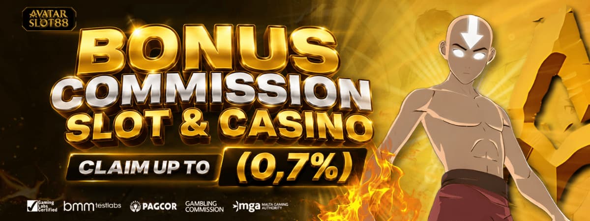 Promo Bonus Commission Live Casino & Slot Up To 0.7%