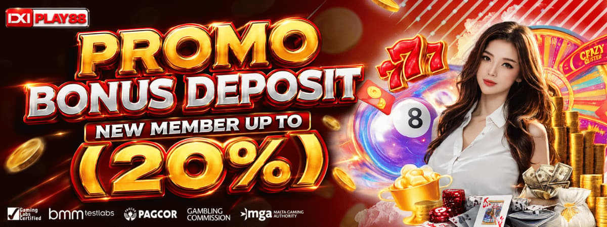 Promo BONUS NEW MEMBER 20%