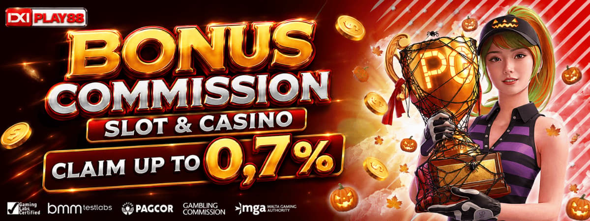 Promo Bonus Commission Live Casino & Slot Up To 0.7%