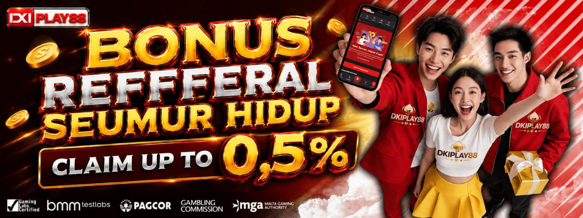 Promo BONUS REFFERAL SEUMUR HIDUP 0.5%