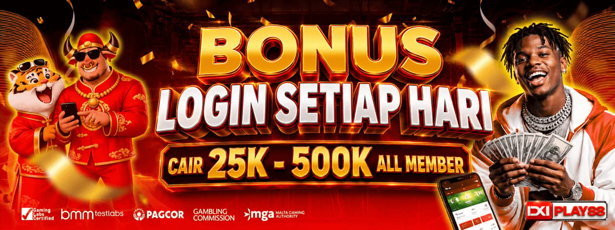BONUS LOGIN Banner