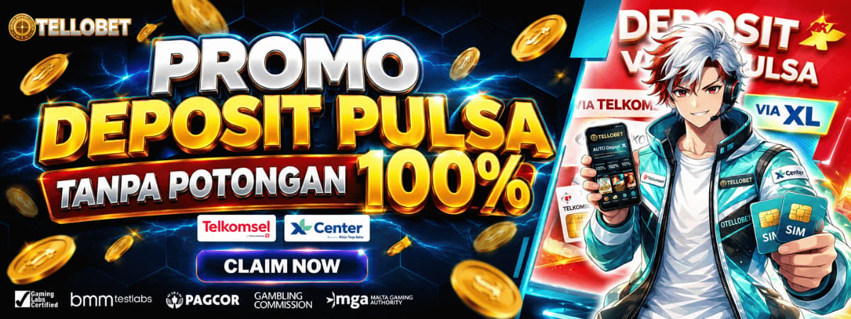 Promo DEPOSIT PULSA TANPA POTONGAN 100%