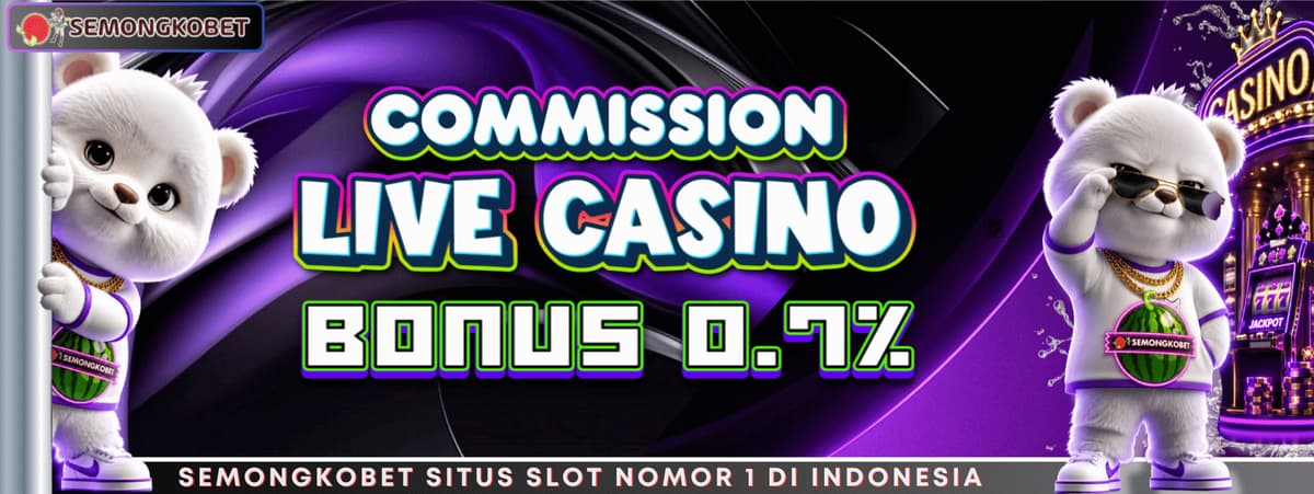 Promo Bonus Rollingan Live Casino 0.7%