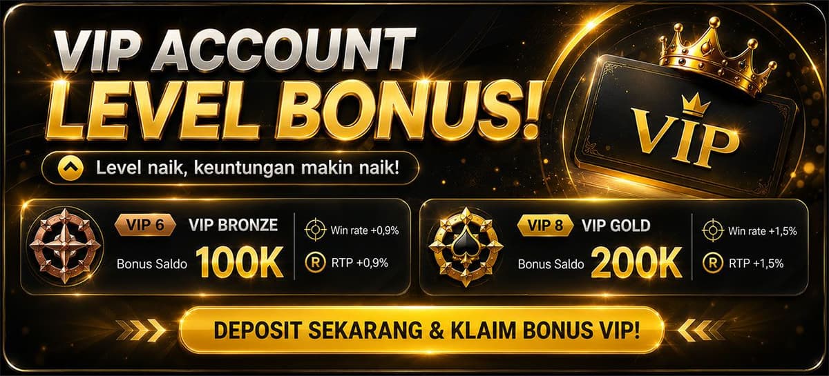 BONUS LEVEL UP VIP AMEL4D