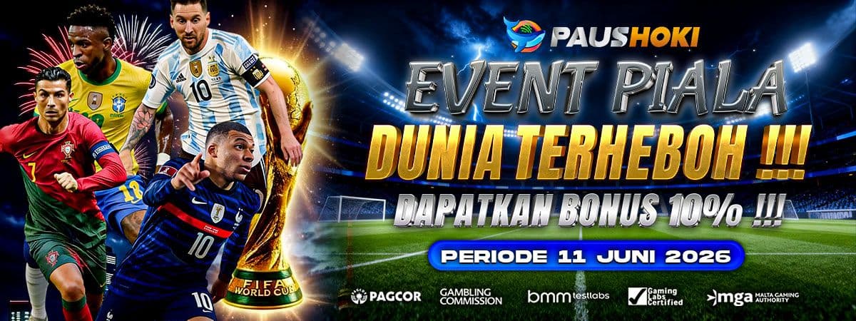 EVENT PIALA DUNIA TERHEBOH !!! DAPATKAN BONUS 10% !!!