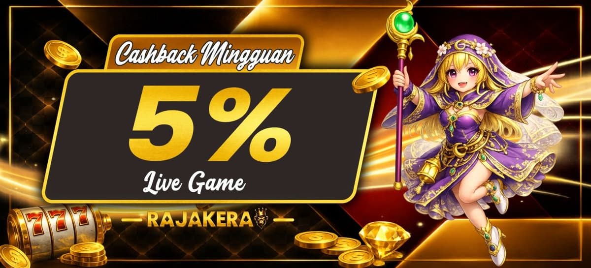 Cashback Live Games 5%