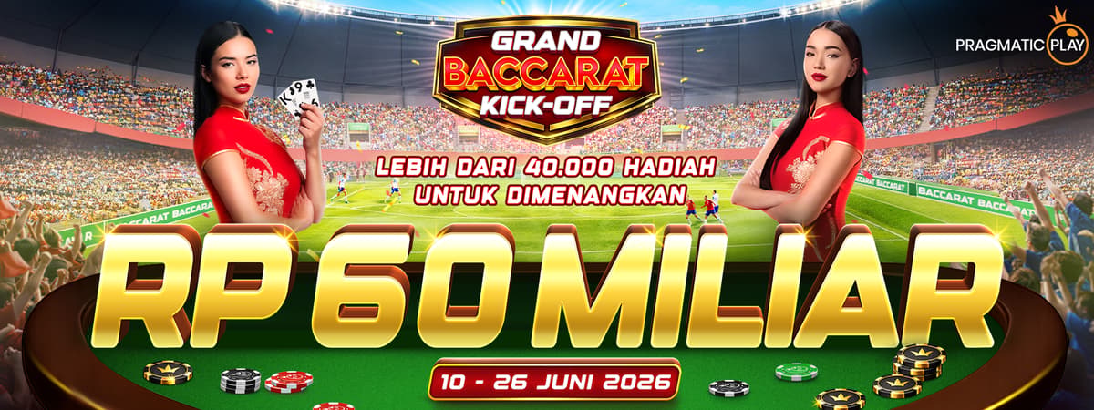 Pragmatic Play - Grand Baccarat Kick Off Prize Drops Banner