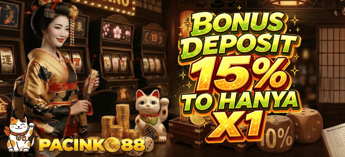 Promo BONUS DEPOSIT 15%