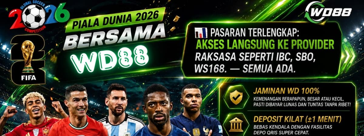 JADWAL PERTANDINGAN PIALA DUNIA 2026 Banner