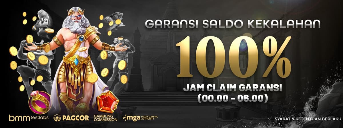 GARANSI KEKALAHAN 100% Banner