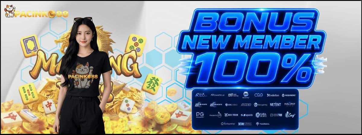 BONUS NEW MEMBER 100% Banner