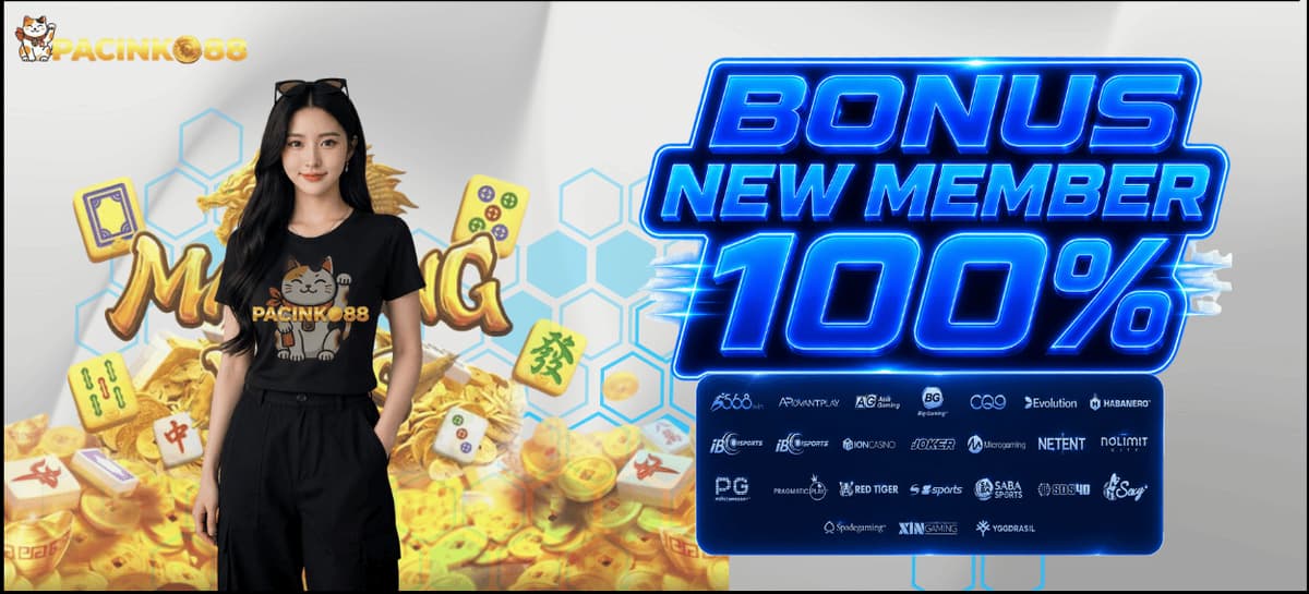 BONUS NEW MEMBER 100%